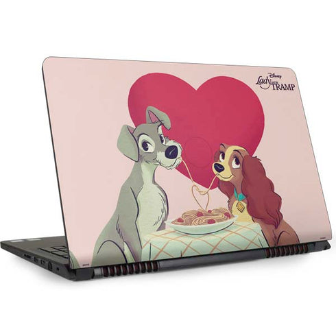 Disney Lady & The Tramp Spaghetti Dinner Dell Inspiron Skin